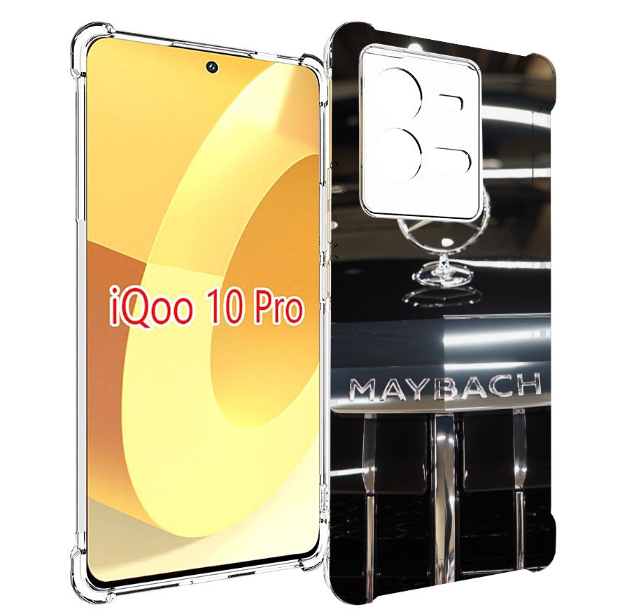 

Чехол MyPads maybach-2 для Vivo iQOO 10 Pro, Прозрачный, Tocco