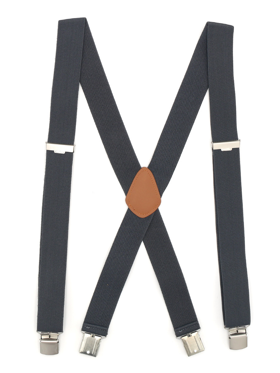 Подтяжки унисекс GENTLETEAM Suspenders-5 темно-серые серый