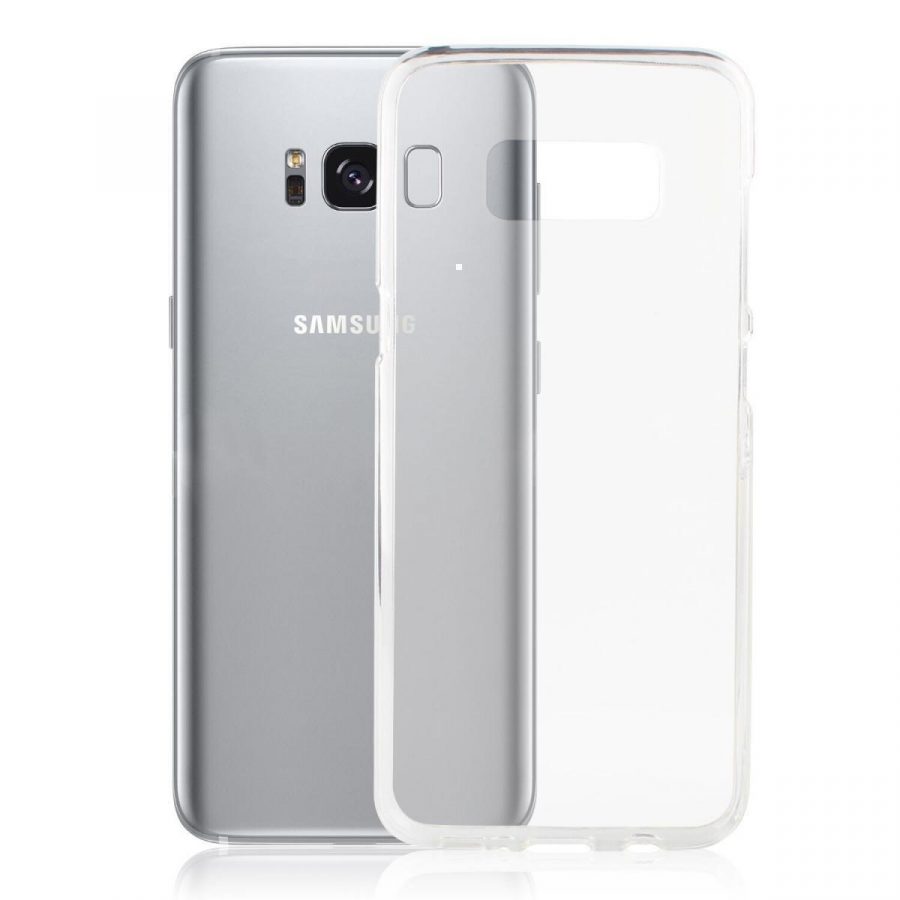 

Чехол-накладка для Samsung Galaxy S8+ силиконовый (прозрачный)