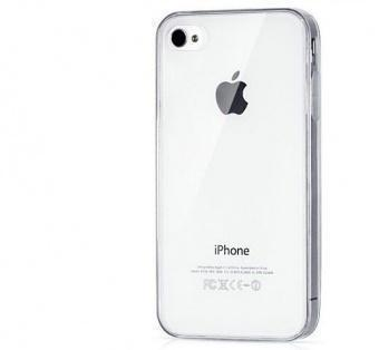 

Чехол-накладка для Apple iPhone 4/4S силиконовый (прозрачный)