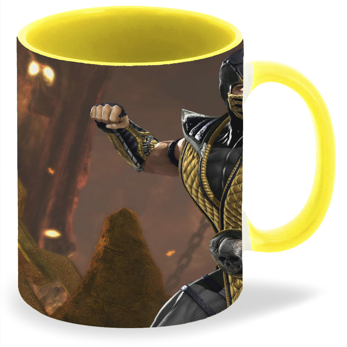 

Кружка CoolPodarok mortal kombat Скорпион