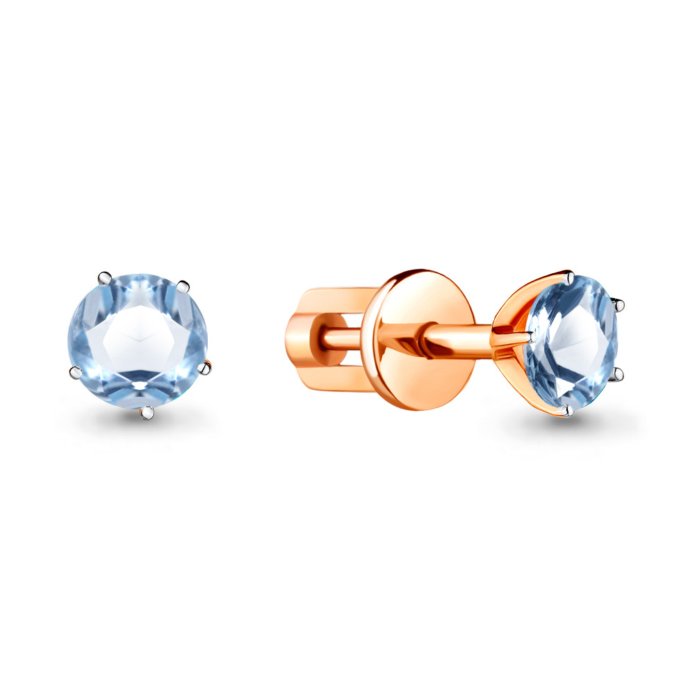 

Серьги из серебра с топазом Aquamarine 4403705_925_з, 4403705_925_з