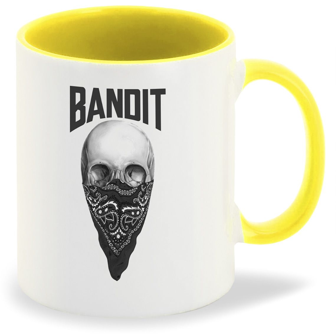 

Кружка CoolPodarok Bandit Череп в косынке