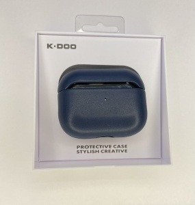 

Кожаный чехол для AirPods 3 K-DOO LuxCraft+ синий