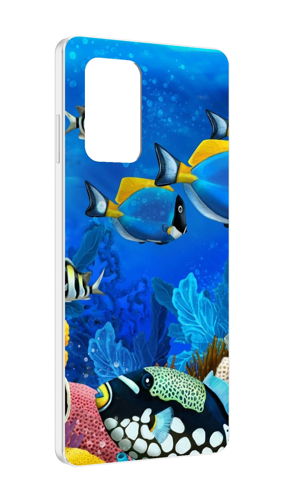 

Чехол MyPads Рыбки для ZTE Blade A72 / ZTE Blade V40 Vita, Прозрачный, Tocco