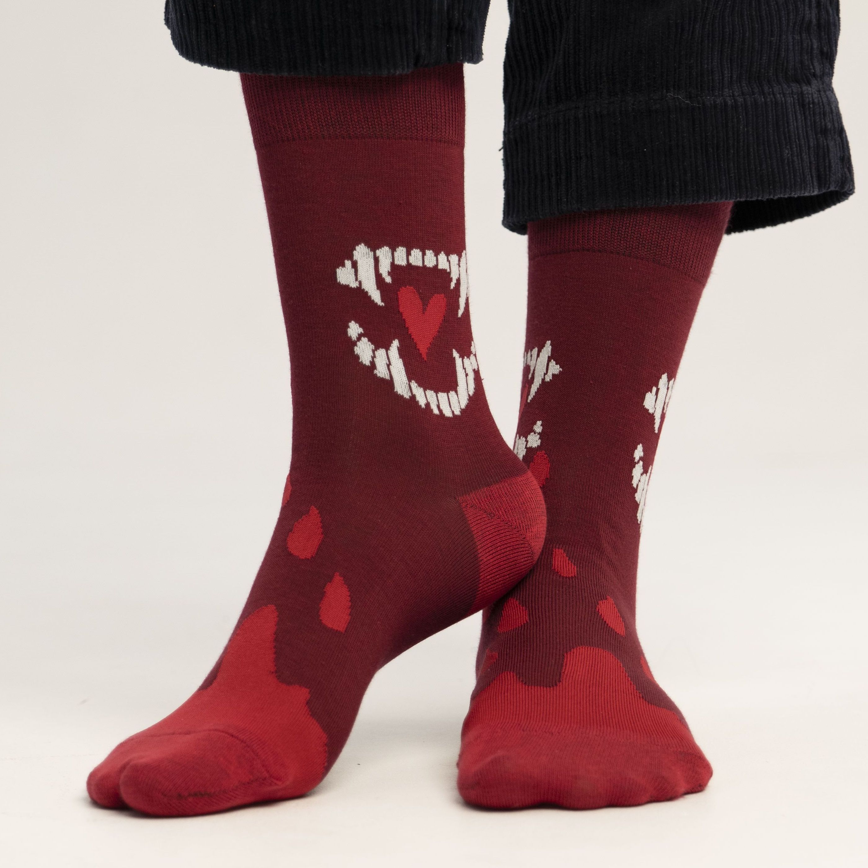 фото Носки мужские st. friday socks gen21-939-04 бордовые 42-46