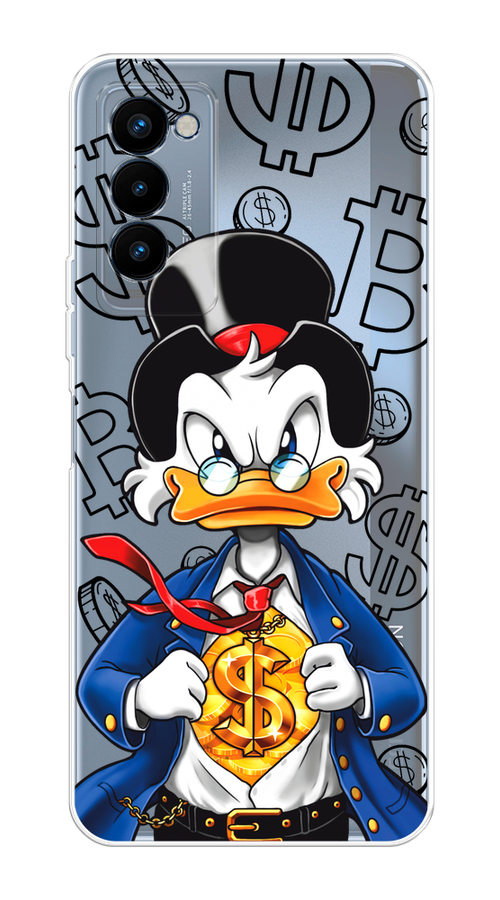 

Чехол на Tecno Camon 18P "Scrooge Goldman", Черный;белый;синий, 300750-1