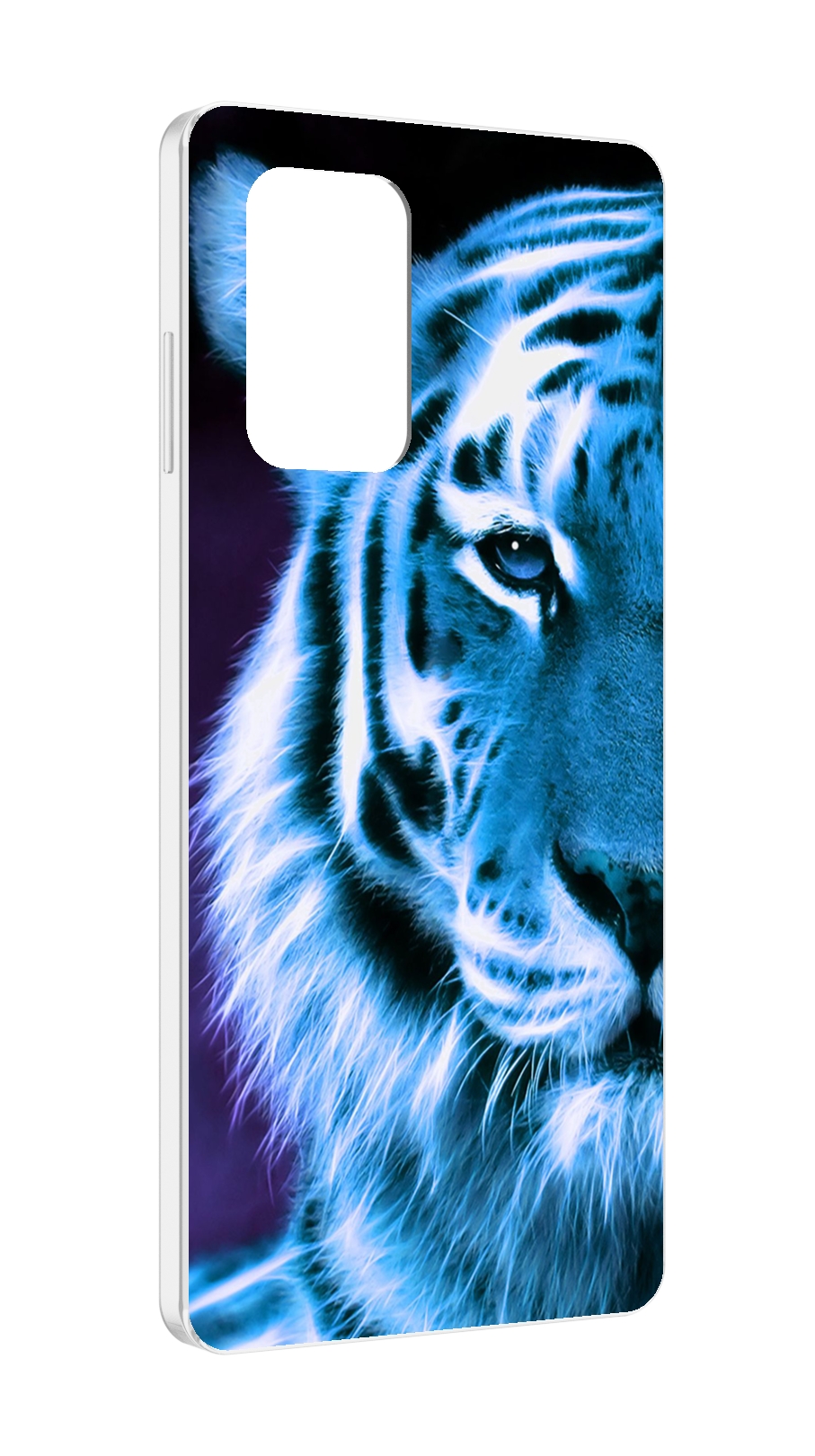 

Чехол MyPads Половина-тигра мужской для ZTE Blade A72 / ZTE Blade V40 Vita, Прозрачный, Tocco