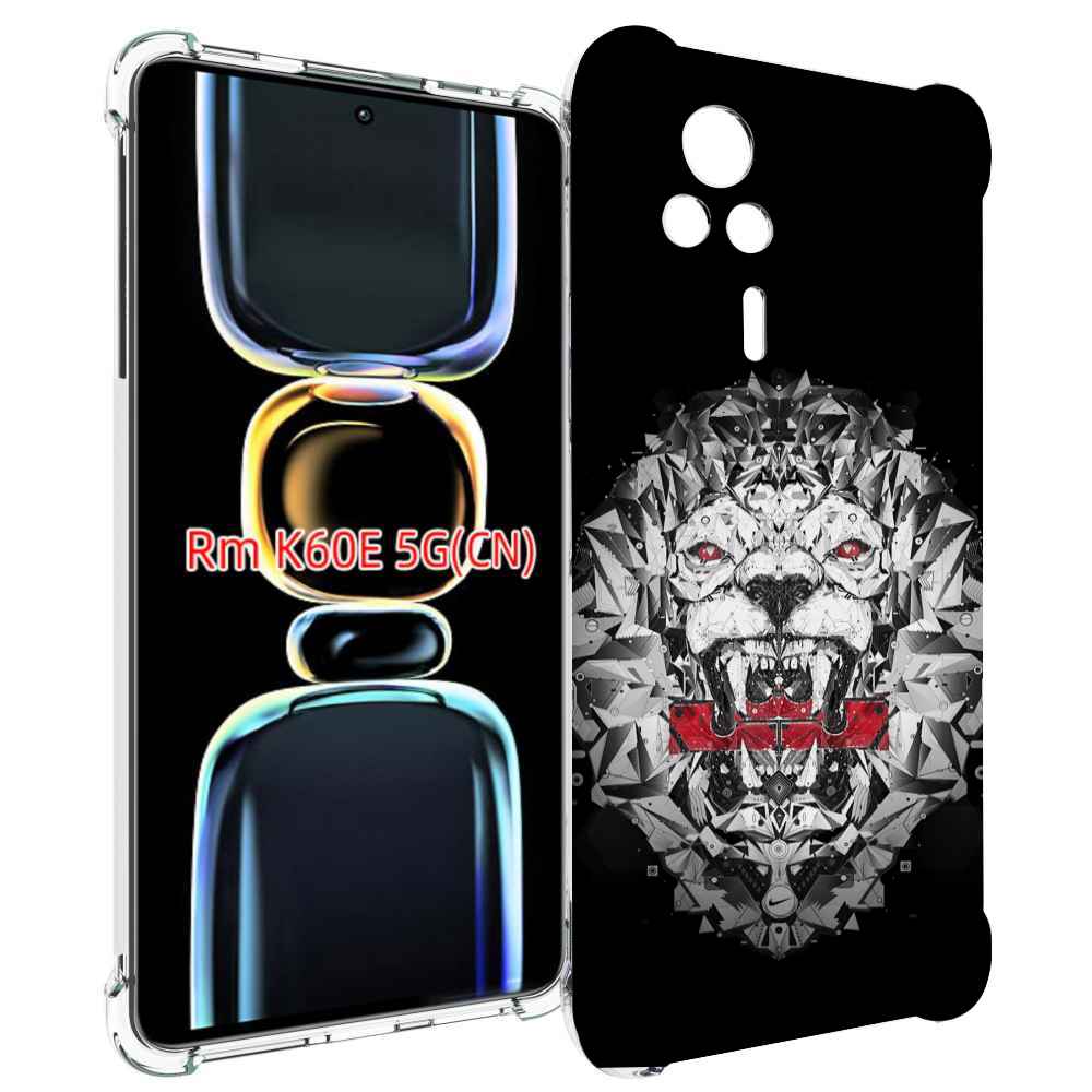 

Чехол MyPads тигр-с-гранями-черно-белый для Xiaomi Redmi K60E, Tocco