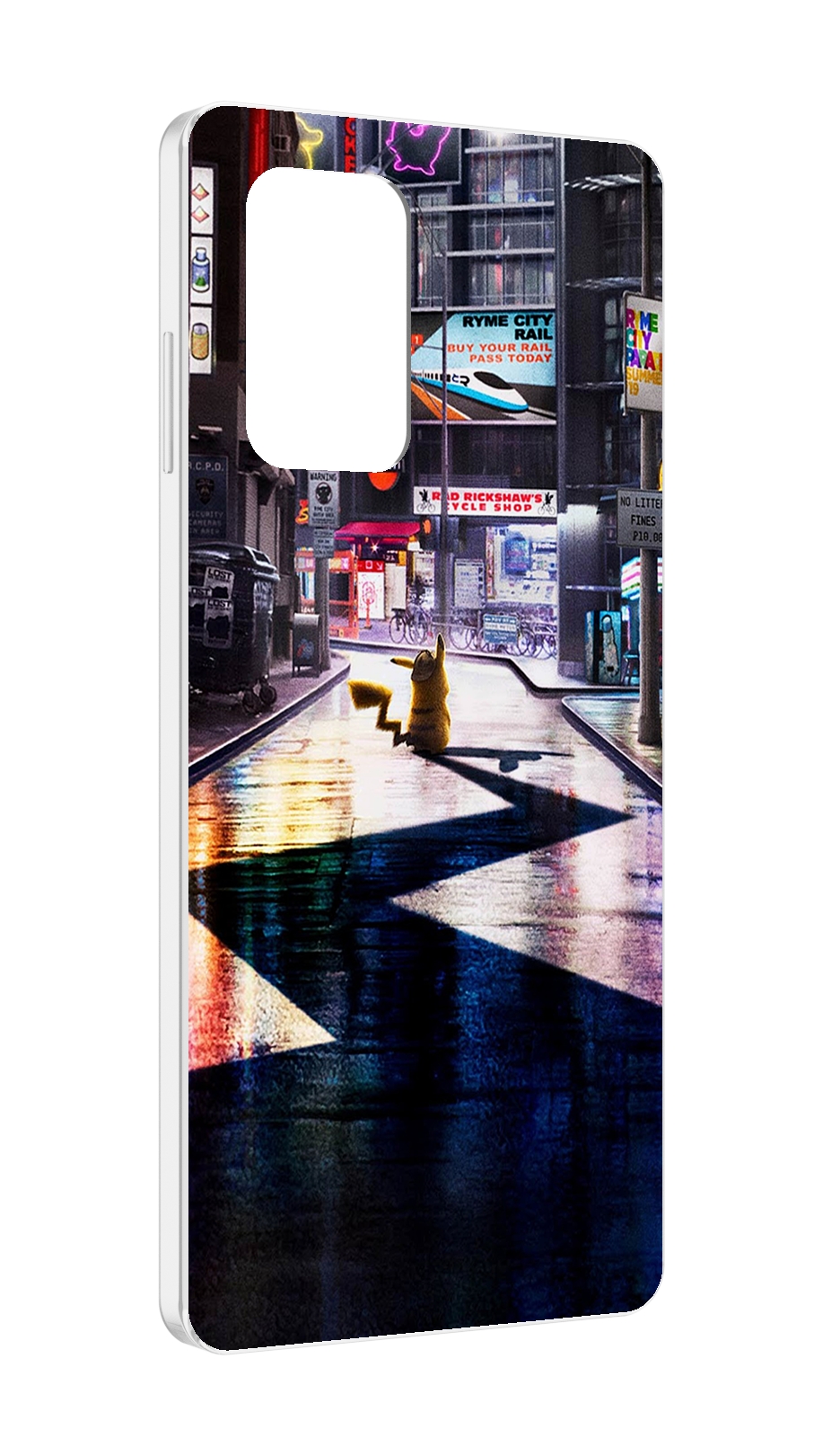 Чехол MyPads Пикачу-в-городе для ZTE Blade A72 / ZTE Blade V40 Vita
