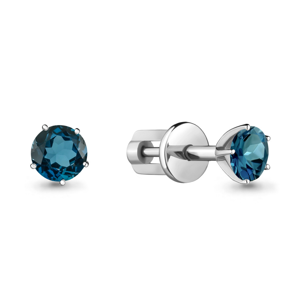 

Серьги из серебра с топазом Aquamarine 4403608_925_р, 4403608_925_р