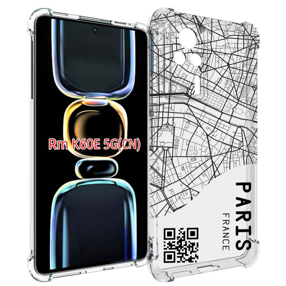 

Чехол MyPads схема-париж для Xiaomi Redmi K60E, Tocco