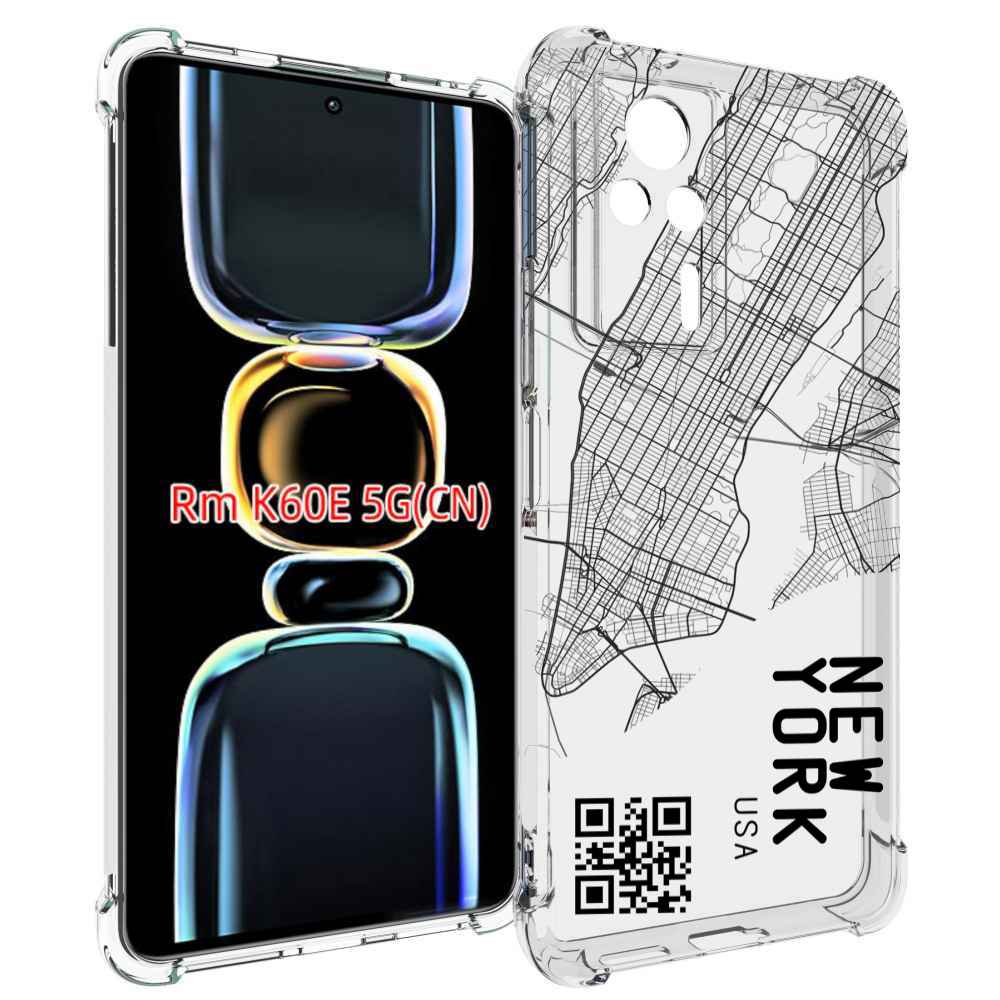 

Чехол MyPads схема-нью-йорк для Xiaomi Redmi K60E, Tocco