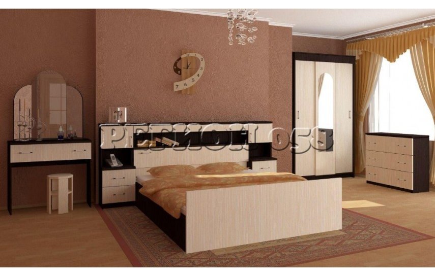 

Регион 58 Спальня Бася с прикроватным блоком ЛДСП