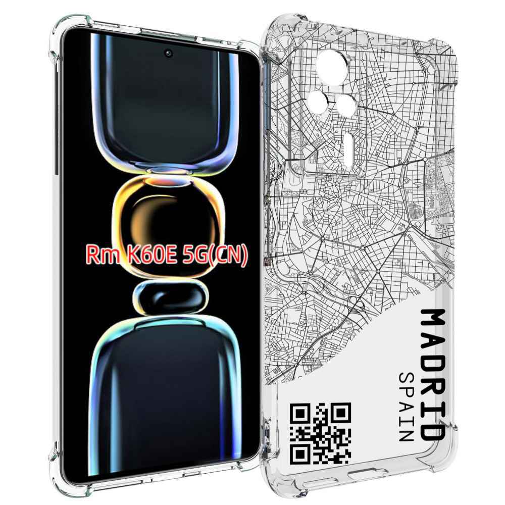 

Чехол MyPads схема-мадрид для Xiaomi Redmi K60E, Tocco