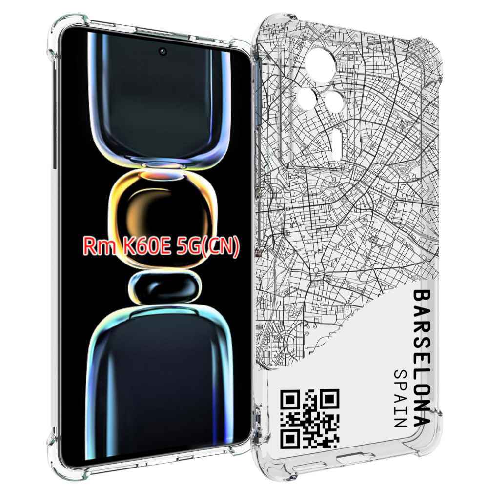 

Чехол MyPads схема-барселона для Xiaomi Redmi K60E, Tocco