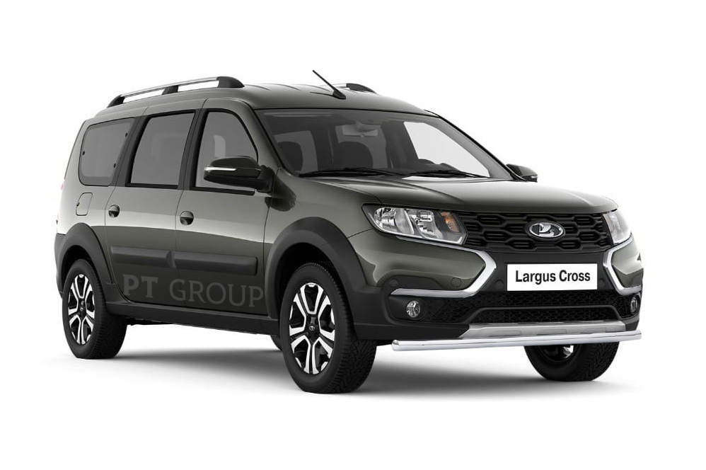 

Защита переднего бампера одинарная d=51 мм(НПС)Lada Largus 2021-, Lada Largus Сross 2021-, LLA220202