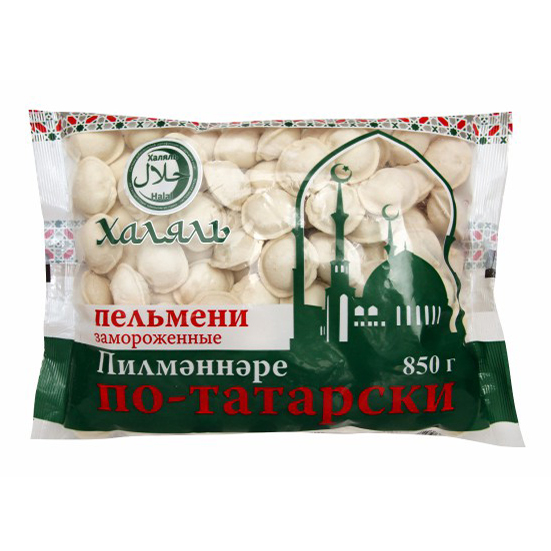

Пельмени Казан по-татарски Халяль замороженные 850 г