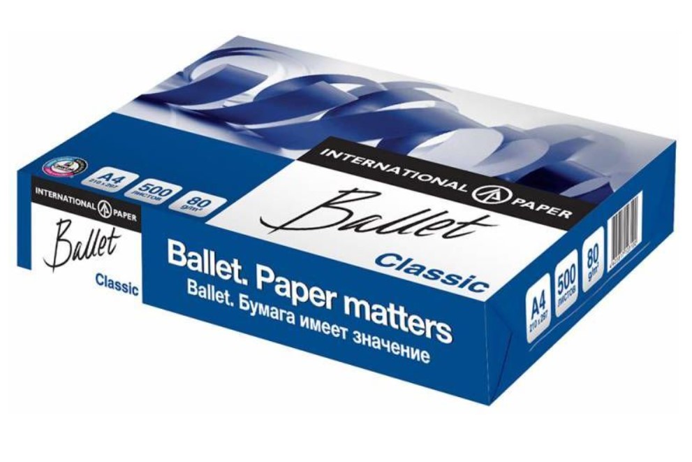 фото Бумага international paper ballet a4/500л/80г/98%