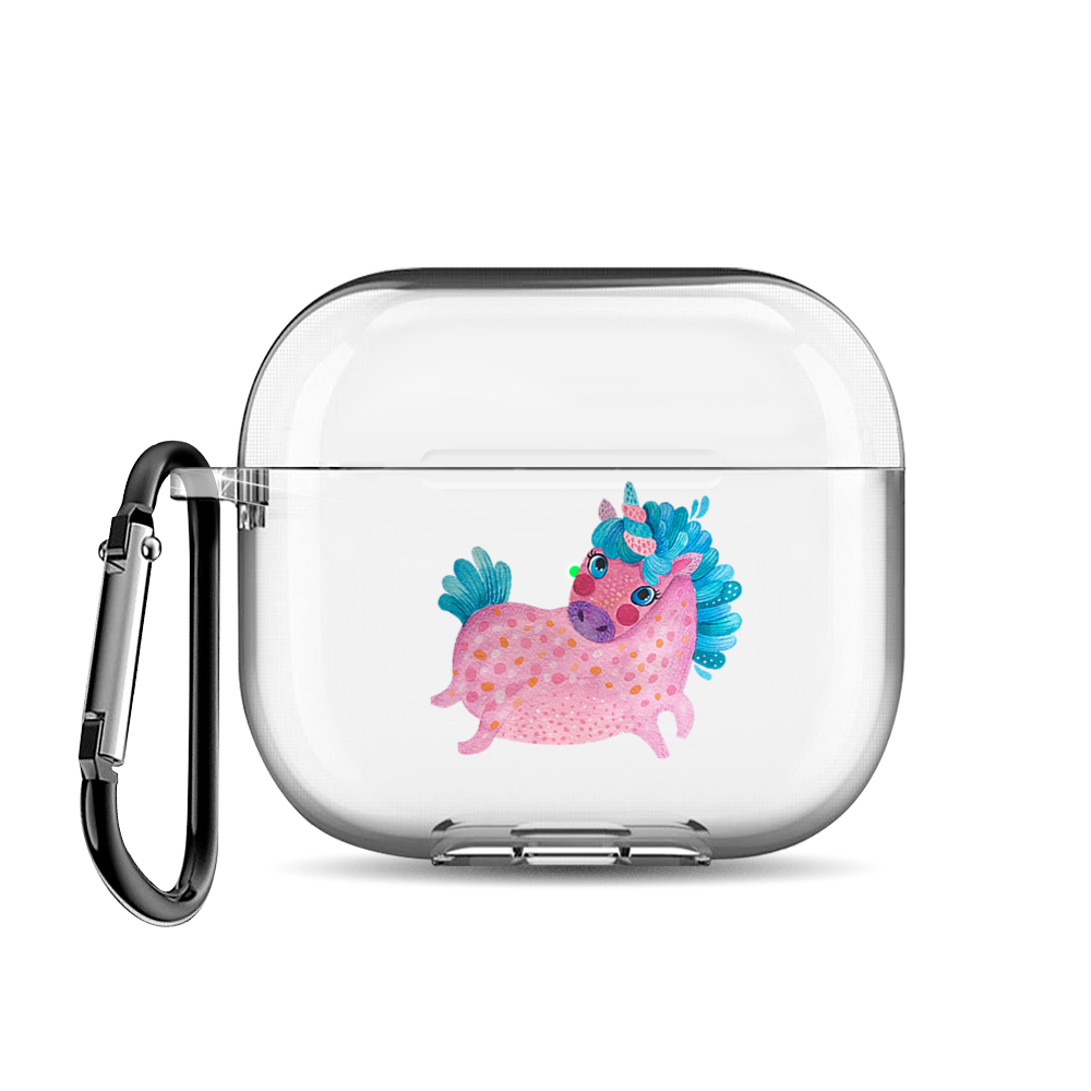 

Чехол для наушников AirPods 3 "Бирюзовый единорожка", AIPC-430-9E-1