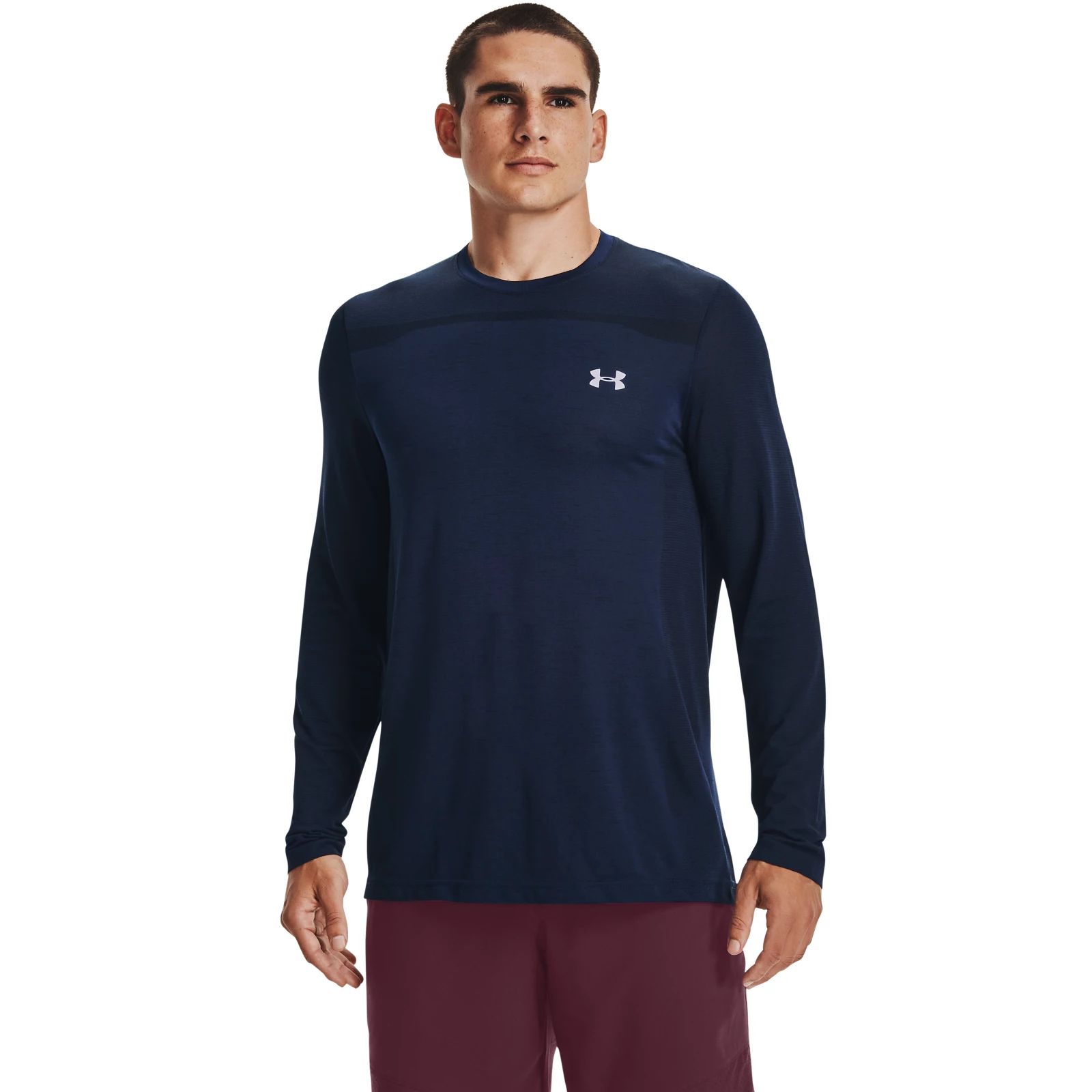 фото Лонгслив мужской under armour 1361136 синий 2xl