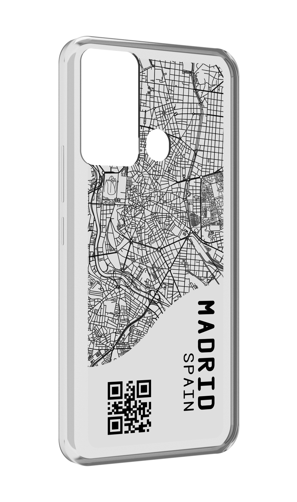 

Чехол MyPads схема-мадрид для Infinix Hot 12i, Прозрачный, Tocco
