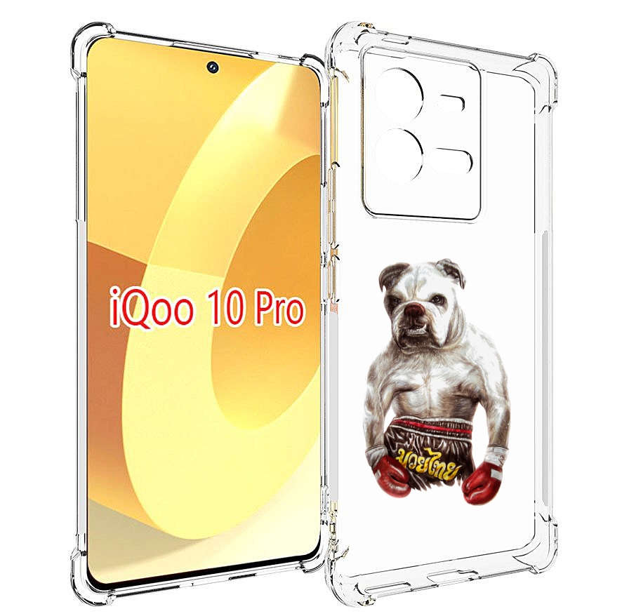 

Чехол MyPads боксер для Vivo iQOO 10 Pro, Прозрачный, Tocco