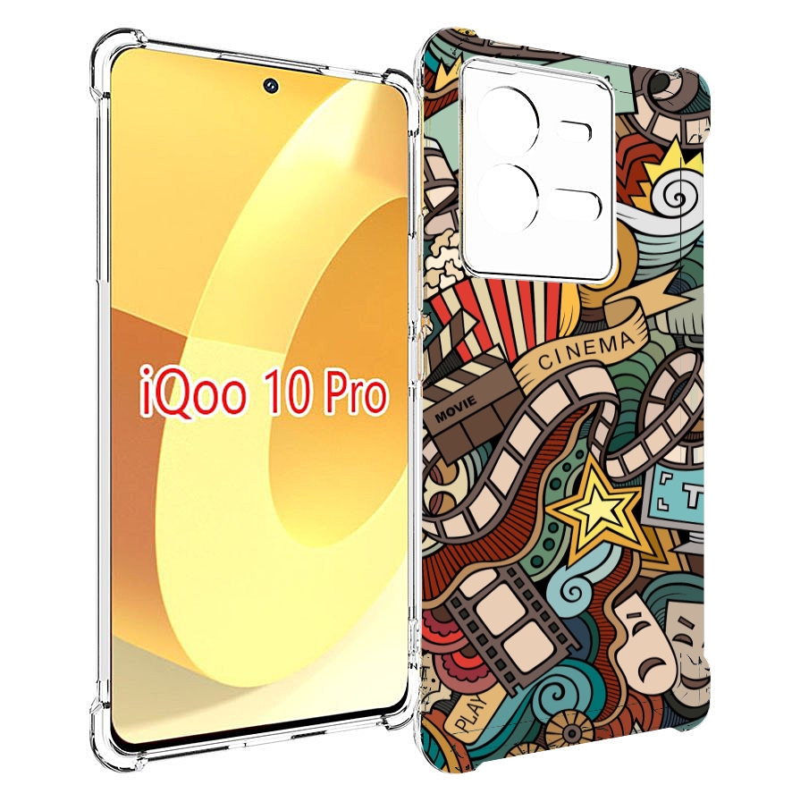 

Чехол MyPads любимое кино для Vivo iQOO 10 Pro, Прозрачный, Tocco