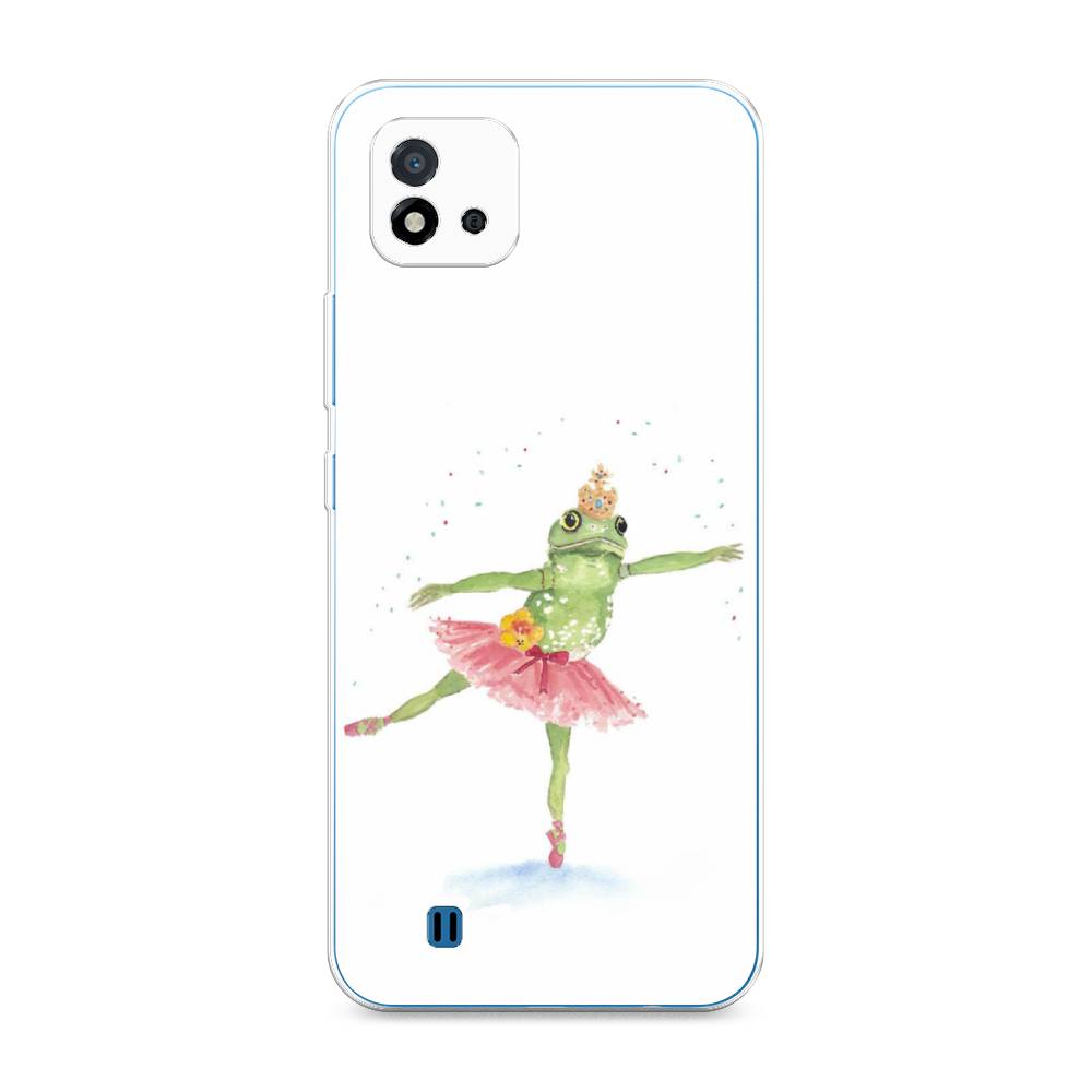 

Чехол на Oppo Realme C20 "Лягушка-балерина", Зеленый, 254850-4