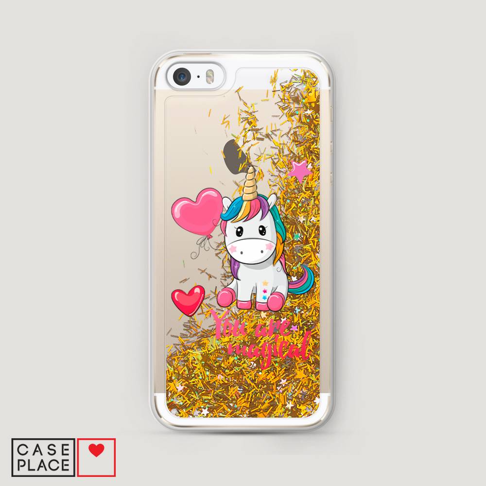 

Чехол Awog на Apple iPhone 5 / Айфон 5 "Волшебная единорожка", 10390-1