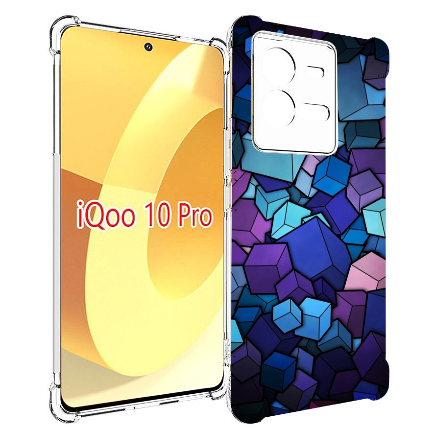 

Чехол MyPads лепестки для Vivo iQOO 10 Pro, Прозрачный, Tocco