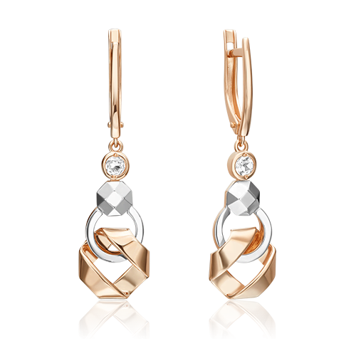 

Серьги из белого золота/красного золота с топазом PLATINA jewelry 02-5031-00-201-1111, 02-5031-00-201-1111