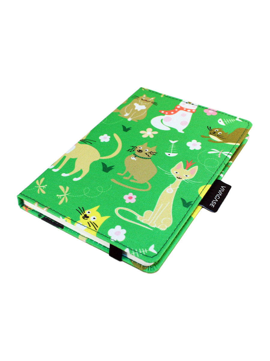 

Ежедневник VIVACASE CAT's VNB-NNCT01-green А5 140х205 зеленый