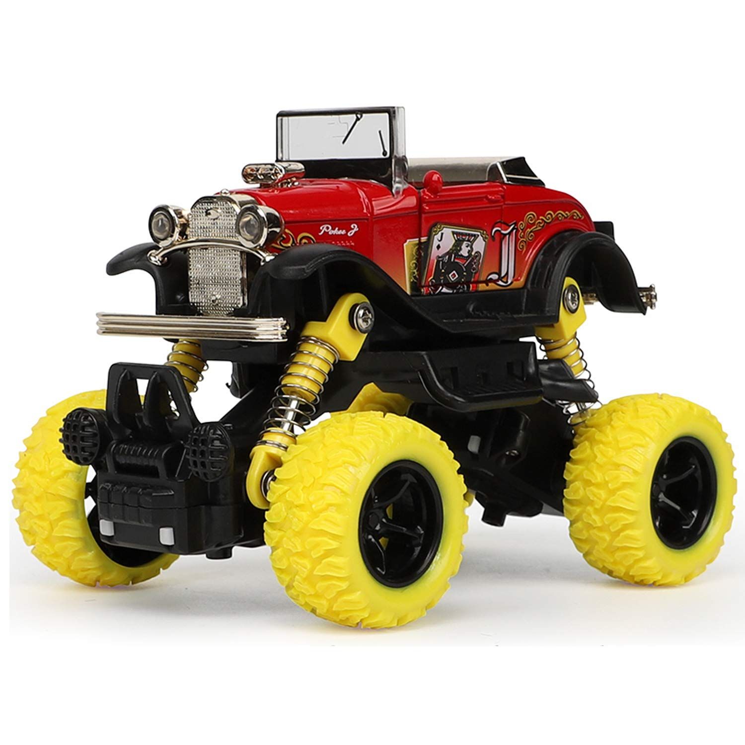 

Машинка металлическая Ретро-кабриолет БигФут, Красный