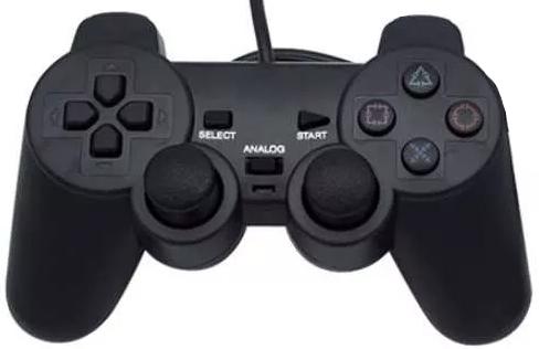 фото Геймпад проводной dualshock (черный) (ps one) (oem) nobrand