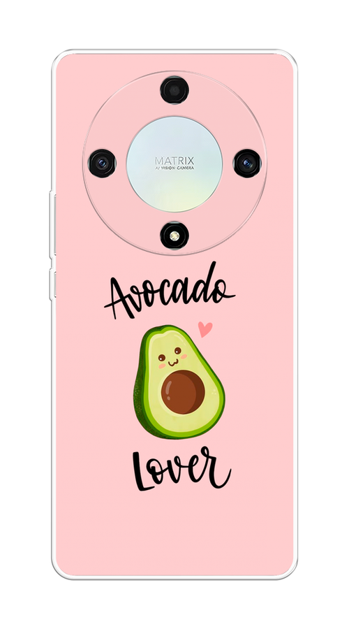 

Чехол на Honor X9A "Avocado lover", Розовый;зеленый, 6120850-6