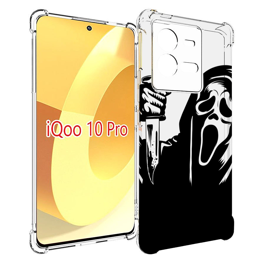 Чехол MyPads крик-с-ножом для Vivo iQOO 10 Pro