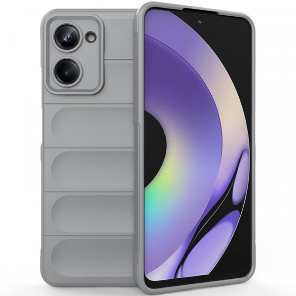 Противоударный чехол Epik Flex Silicone для Realme 10 Pro 5G защита камеры и микрофибра