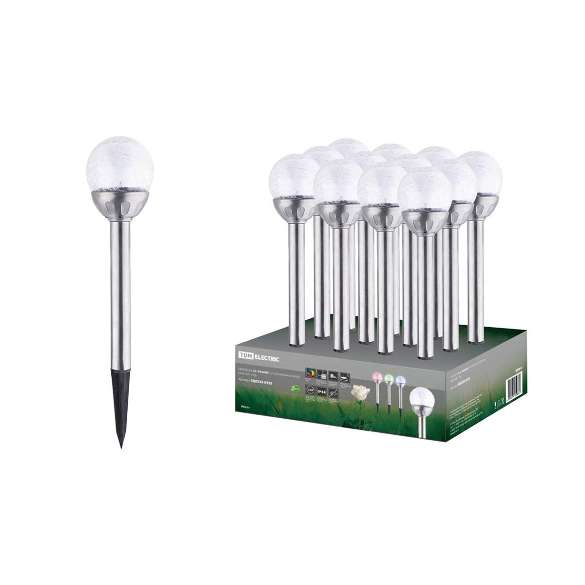 

Садовый светильник TDM ELECTRIC CC Кракле на солнечной батарее 248660, CC Кракле