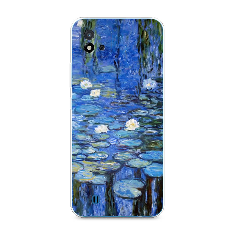 

Чехол на Oppo Realme C20 "Нарисованный пруд", Синий;зеленый, 254850-4