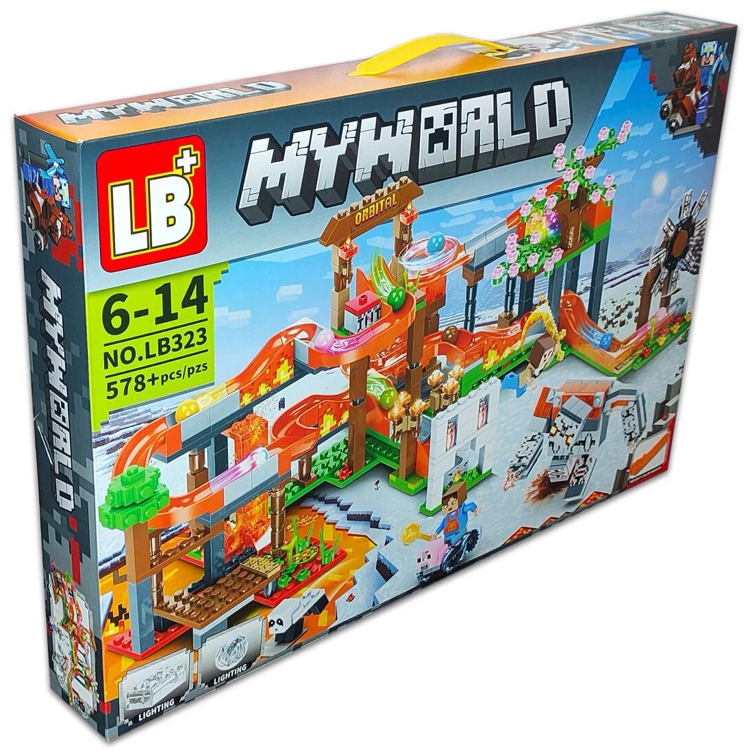 

Конструктор LB+ MYWORLD 578 деталей, MY WORLD