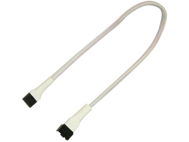 фото Аксессуар удлинитель nanoxia 4-pin pwm 30cm white nxpwv30w