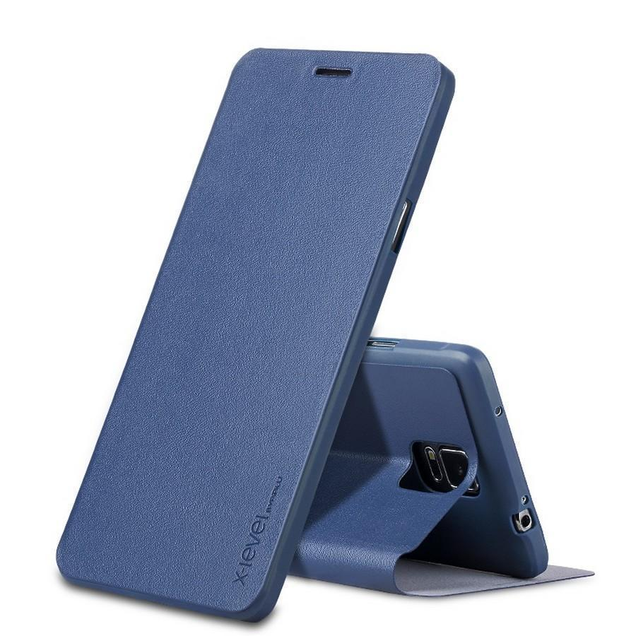 

Чехол Pipilu FIBcolor X-Level для Samsung Galaxy Note 3 искусственная кожа/силикон (синий)
