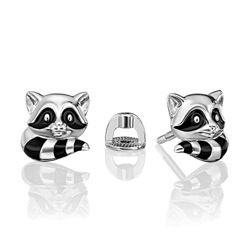 

Серьги из серебра с эмалью PLATINA jewelry 02-4979-00-000-0200, 02-4979-00-000-0200