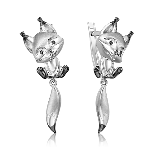 

Серьги из серебра PLATINA jewelry 02-4977-00-000-0200, 02-4977-00-000-0200