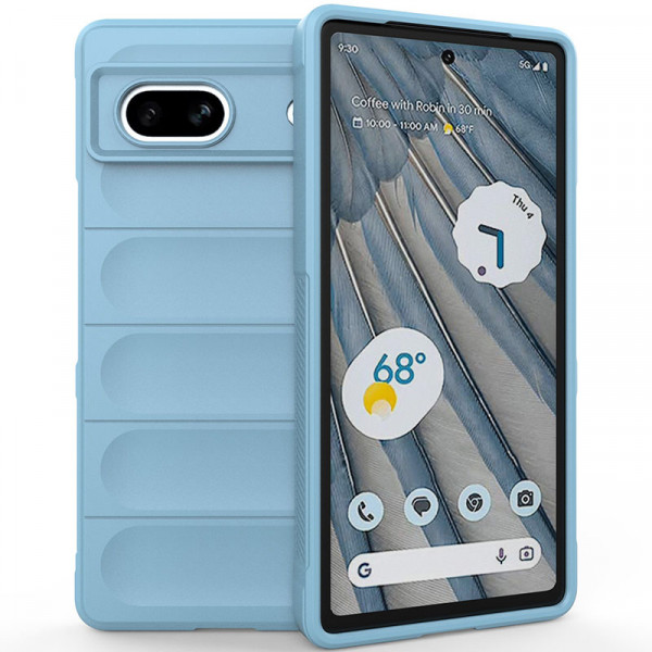 Противоударный чехол Epik Flex Silicone для Google Pixel 7A с защитой камеры и микрофибро