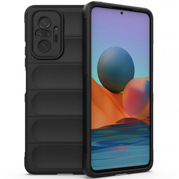 Противоударный чехол Epik Flex Silicone для Xiaomi Redmi Note 10 Pro (Max) защита камеры