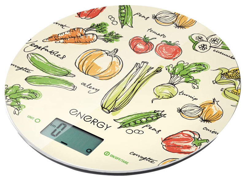 Весы кухонные Energy EN-403 Vegetables весы кухонные energy en 423 101227 lime