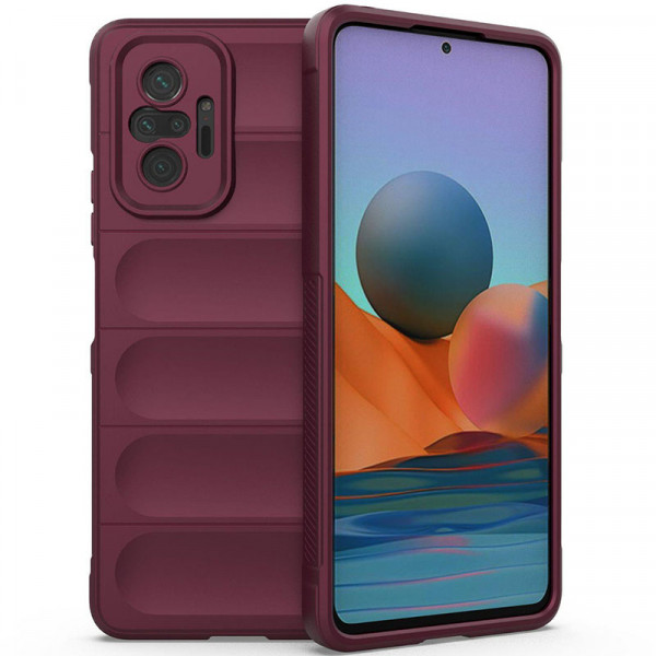 Противоударный чехол Epik Flex Silicone для Xiaomi Redmi Note 10 Pro (Max) защита камеры
