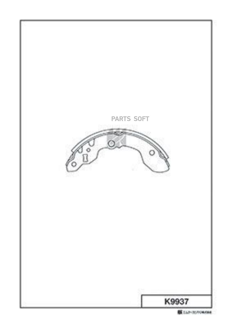 

Тормозные колодки Kashiyama задние барабанные K9937